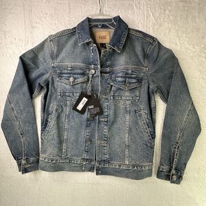 PAIGE Jeans Mens Scout Denim Jacket In Ray / Blue/ Size XS